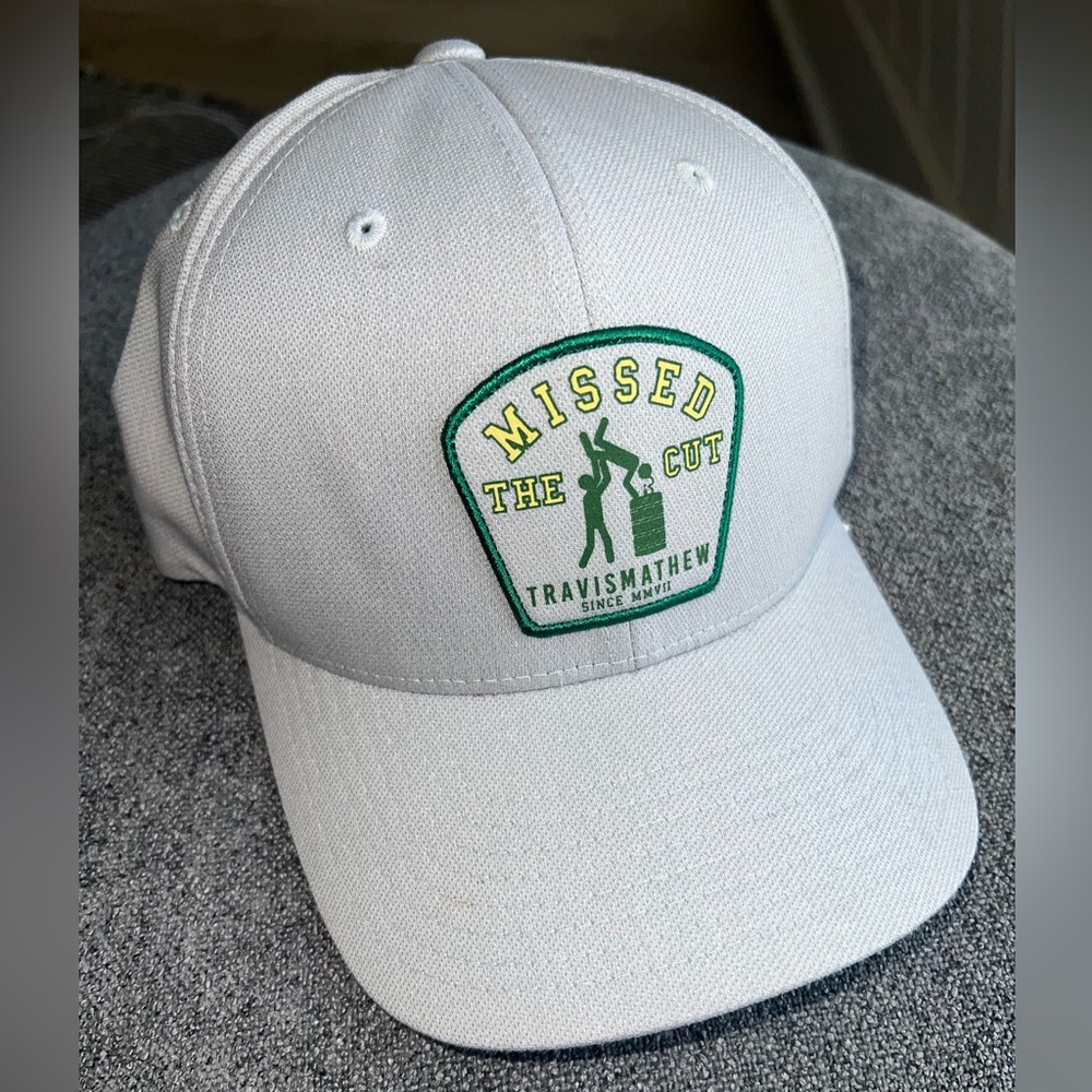 New** Travis Mathew Gray Structured Hat